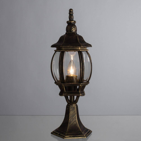 Наземный низкий светильник Arte Lamp Atlanta A1044FN-1BN