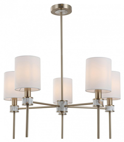 Люстра на штанге Indigo Poesia 13035/5R Brass