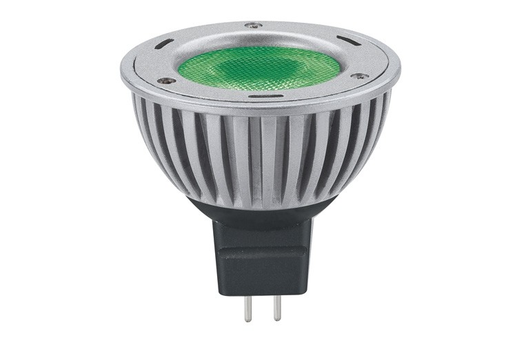 Светодиодная лампа GU5.3 3,5W зеленый Paulmann 28059