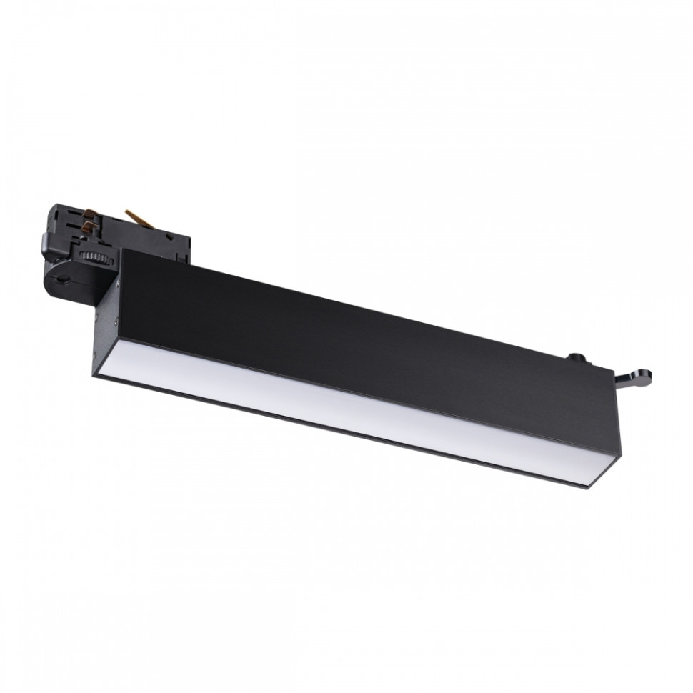 Трехфазный LED светильник 18W 4000К для трека Iter Novotech 358837, цвет черный - фото 2