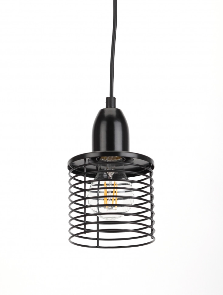 Подвесной светильник ЭРА Loft PL5 BK Б0037452, цвет черный - фото 1