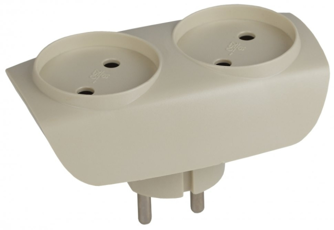 Сетевой разветвитель ЭРА -2-I 169756