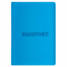 Нарушена упаковка! <709883> Обложка для паспорта, мягкий полиуретан, "PASSPORT", голубая, STAFF, 238405 (238405)