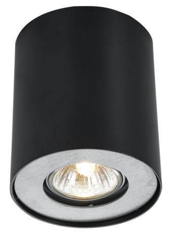 Светильник с лампочкой Arte Lamp Falcon A5633PL-1BK+Lamps Gu10 