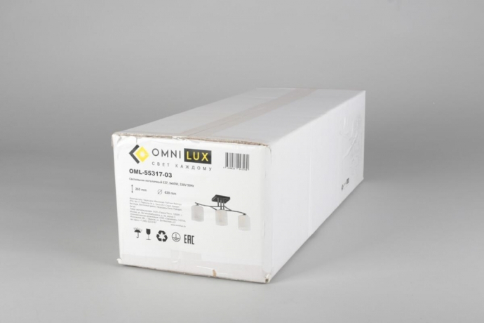 Люстра потолочная с лампочками Omnilux OML-55317-03+Lamps 