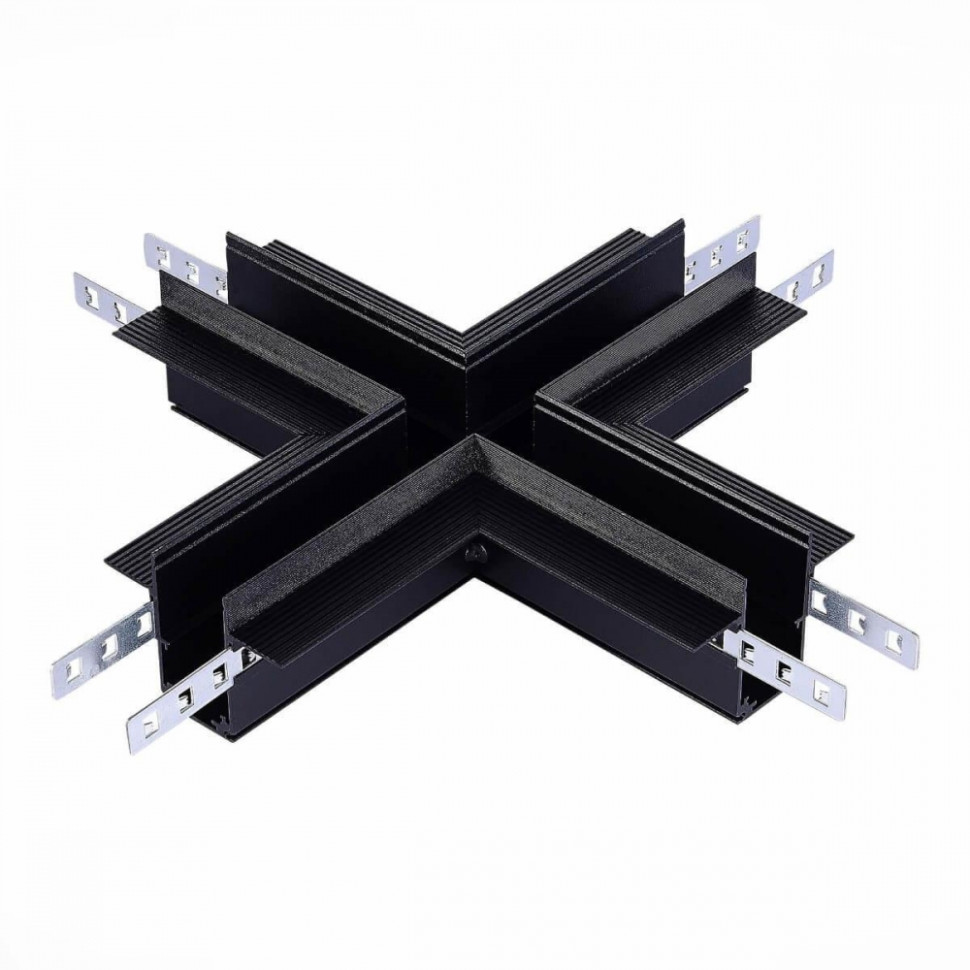 Коннектор X-образный для магнитного шинопровода ST Luce Skyline 48 ST007.400.12 коннектор l образный внутренний для магнитного шинопровода crystal lux clt 0 213 02 bl