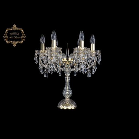 Настольная лампа декоративная Bohemia Art Classic 11.23 12.23.6.141-45.Gd.Dr 