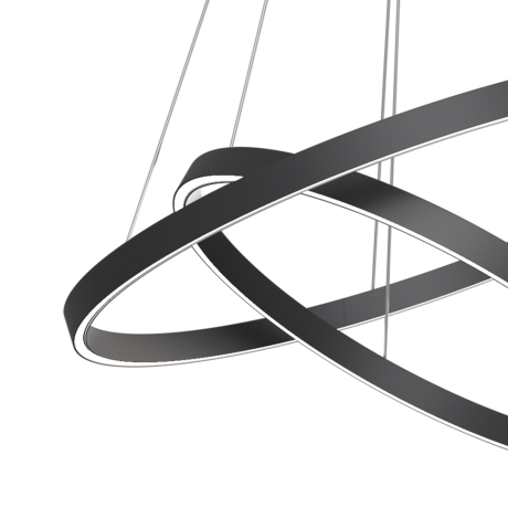 Подвесной светильник Maytoni MOD058PL-L74BK Rim 