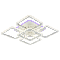 Нарушена упаковка! <334029> Светодиодная диммируемая люстра с ПДУ Profit Light 8075/4+1 PGD 140W+10W RGB
