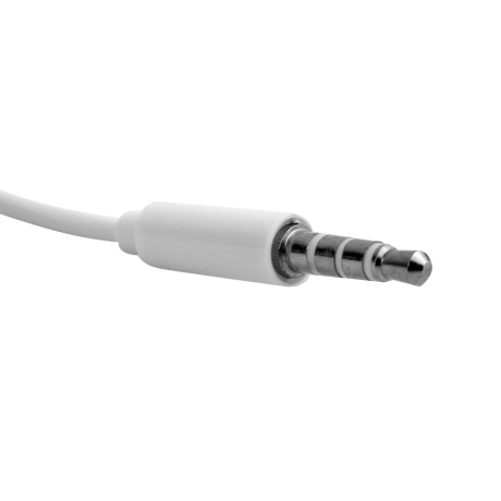 ERGOLUX ELX-WHP01-C01 (Наушники вкладыши с микрофоном проводные, 3.5мм, 1,2м, Белые, Коробка) (15281)