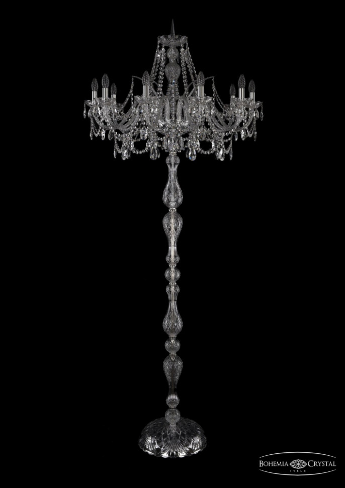 1411T1/10/300-210/Ni Торшер Bohemia Ivele Crystal ваза хрустальная crystal bohemia 20 см