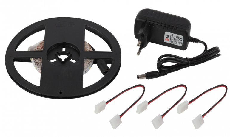 2835kit-4,8-60-12-IP20-6500-5m  ЭРА Комплект светодиодной ленты 2835kit-4,8-60-12-IP20-6500-5m Б0043061 