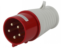 Вилка переносная 025 3Р+РЕ+N 32А 380В IP44 Эра Б0032854