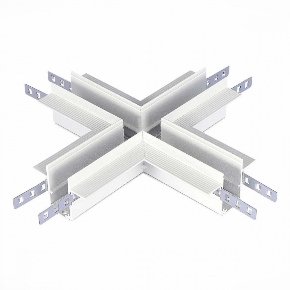 Коннектор X-образный для магнитного шинопровода ST Luce Skyline 48 ST007.500.12 коннектор x образный st luce st002 449 00