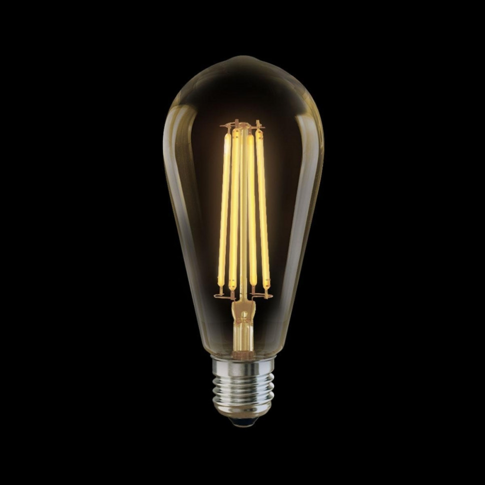 Ретро лампа E27 6W 2800К (теплый) Loft LED Voltega 5526 - фото 2