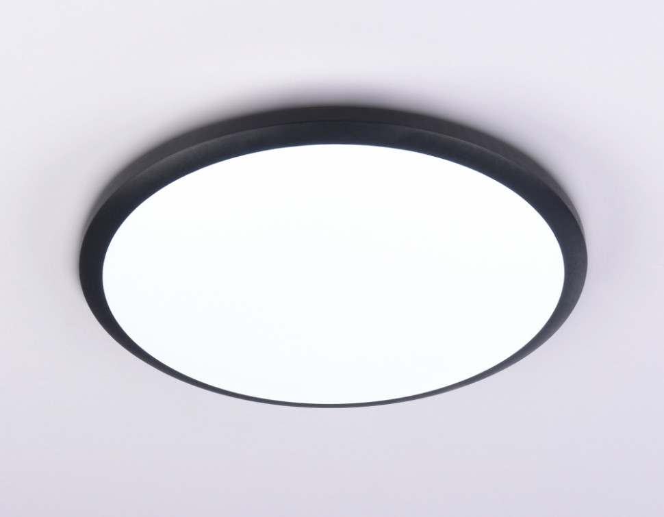 Потолочный светодиодный светильник Ambrella light ORBITAL AirFZ1234, цвет черный - фото 2