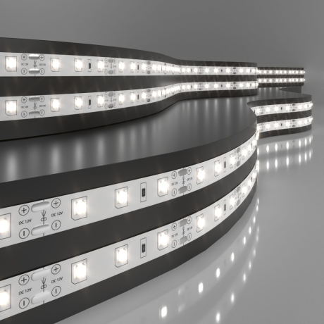 5м. Комплект светодиодной ленты белого цвета 4200К 2835, 4,8W, 12V, 60LED/m, IP20 Elektrostandard (a050168)