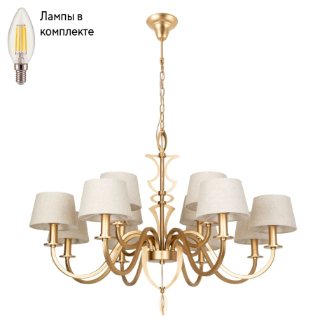 Люстра подвесная с лампочками DIVINARE 6819/19 SP-12+Lamps 