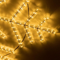 Светодиодная фигура Снежинка теплый свет Ardecoled ARD-Snowflake-M10-1000x900-576Led Warm (34259)