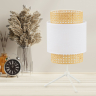 Настольная лампа с абажуром TK Lighting Boho White 6565 (a058461) 