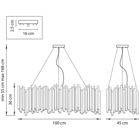 Подвесная люстра Lightstar с поддержкой Маруся Savona 816202 