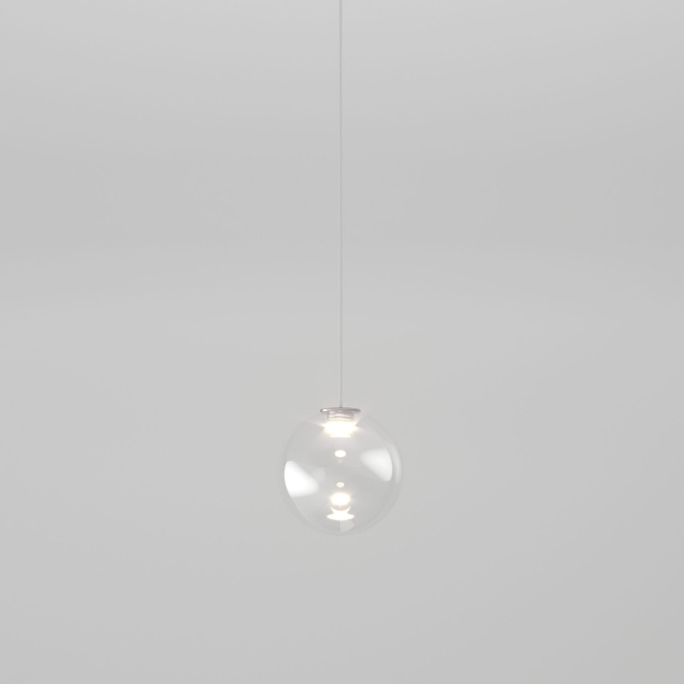 Подвесной светодиодный светильник Wonder Eurosvet 50234/1 LED прозрачный шар для грызунов 10 см прозрачный