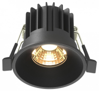 Встраиваемый светильник Maytoni Technical Round DL058-7W2.7K-B