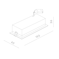 A3153PL-3BK Встраиваемый светодиодный светильник Arte Lamp Grill