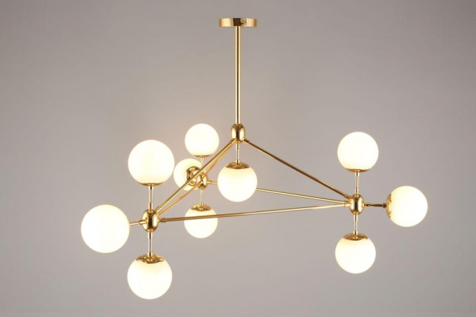 Люстра на штанге с лампочками APLOYT APL.606.07.10+Lamps 