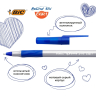 Нарушена упаковка! <375858> Ручки шариковые с грипом BIC "Round Stic Exact", НАБОР 4 шт./3 ЦВЕТА (синий, черный, красный), линия письма 0,28 мм, блистер, 932858 (143979)