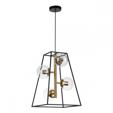 Подвесная люстра Indigo Faccetta 13005/A/4P Black 