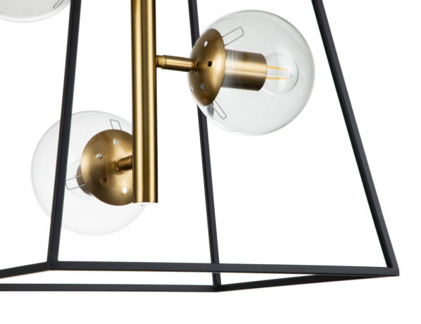 Подвесная люстра Indigo Faccetta 13005/A/4P Black 