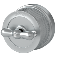 Выключатель на 4 положения Werkel Ретро (матовый хром) WL19-01-05