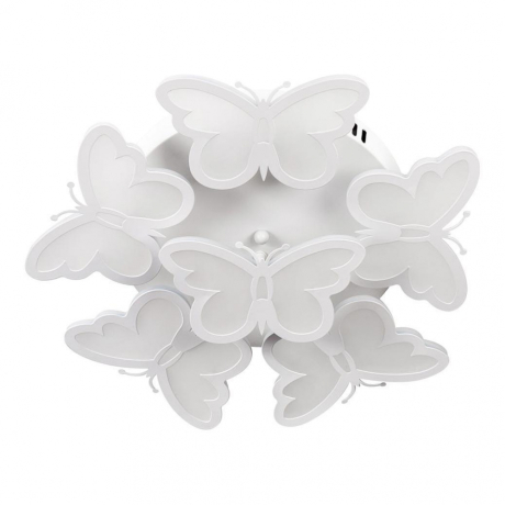 Потолочная диммируемая люстра с пультом ДУ Escada Butterfly 10205/5LED 