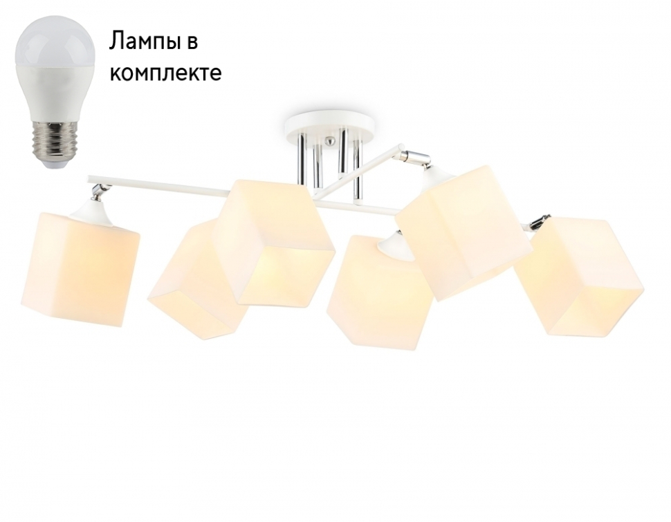 Потолочная люстра с лампочками Ambrella light TR303088Lamps 13230₽