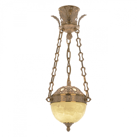 Подвесной светильник Bohemia Ivele Crystal 71000P/20AZ GW Rose Y8 