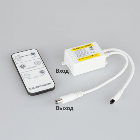 Контроллер для монохромных светодиодных лент с пультом ДУ 12V, IP20 Elektrostandard (a035333) 