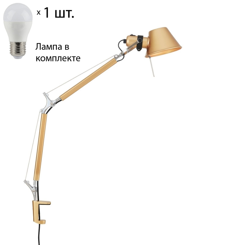 Настольная лампа с лампочкой Favourite Legend 2840-1T+Lamps E27 P45