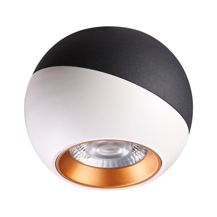 358156 Накладной светодиодный светильник Novotech Ball, цвет черный - фото 1