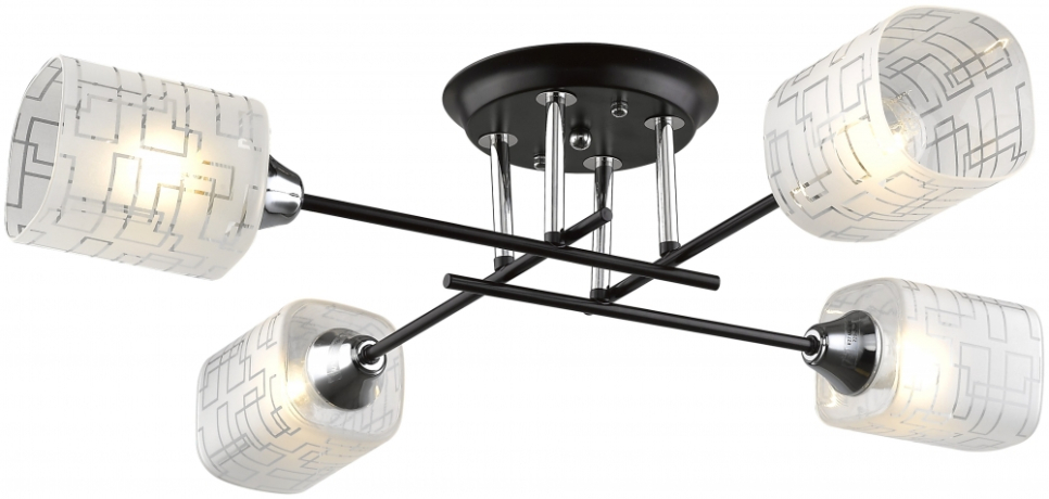 Потолочная люстра Velante с поддержкой Маруся 703-127-04-М 