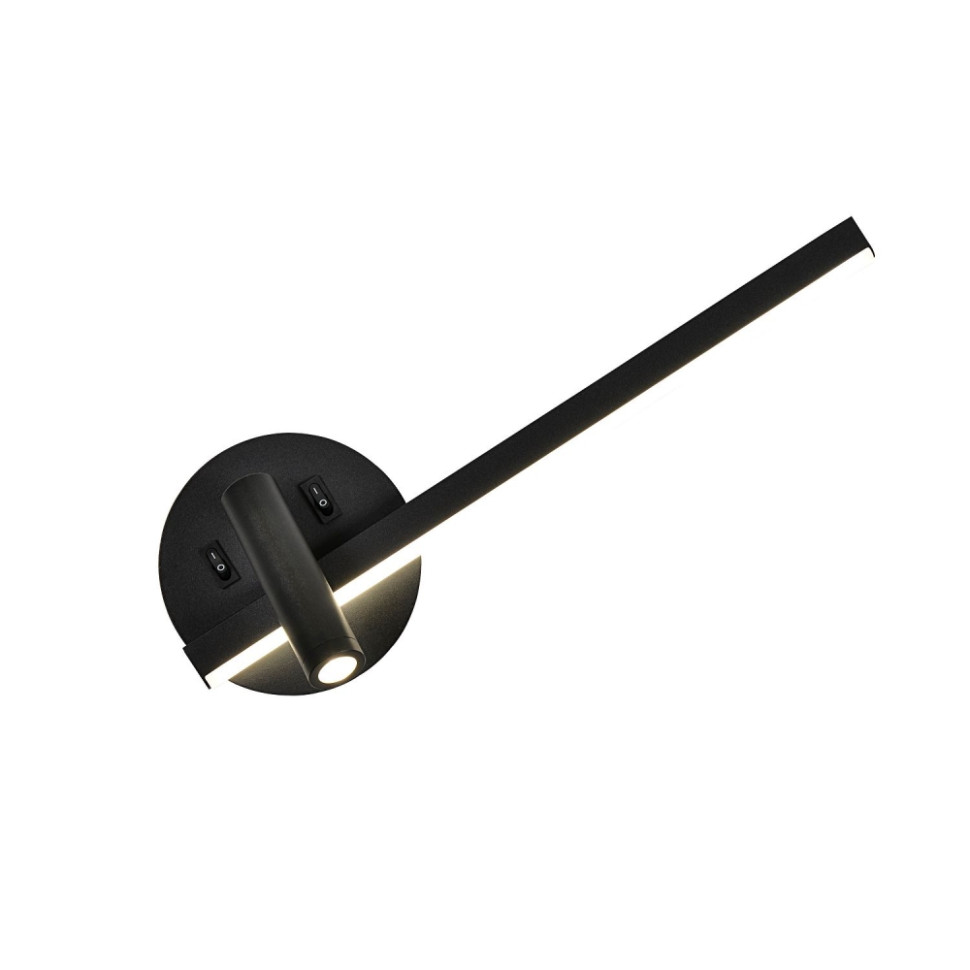 Настенный светильник F-Promo Parete 4169-2W, цвет матовый черный - фото 1