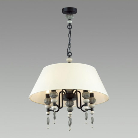 Подвесная люстра Odeon Sochi с лампочками 4896/5A+Lamps E14 Свеча 
