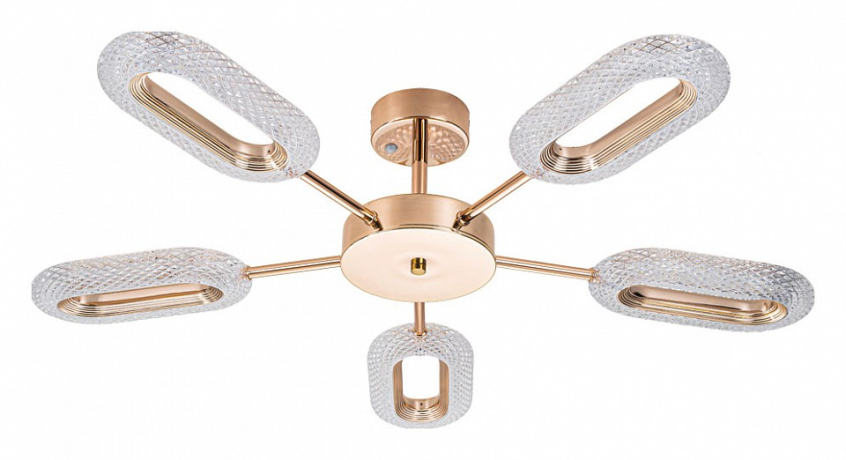 Люстра на штанге Arte Lamp Ovale A2489PL-5GO 