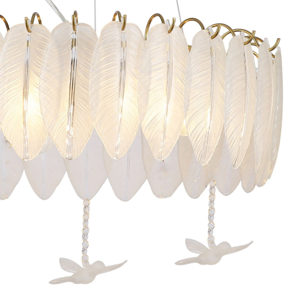 Люстра с лампочками, подвесная, комплект от Lustrof. №385064-617072, цвет медный - фото 3