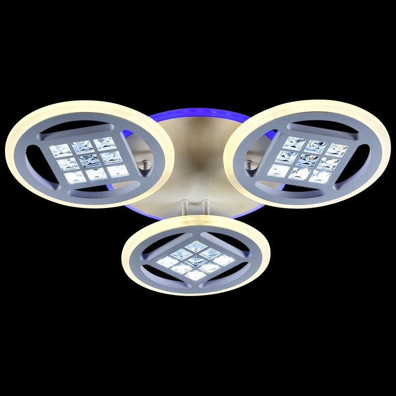 Потолочная светодиодная диммируемая люстра с Bluetooth и пультом ДУ Reluce 88860 1418262