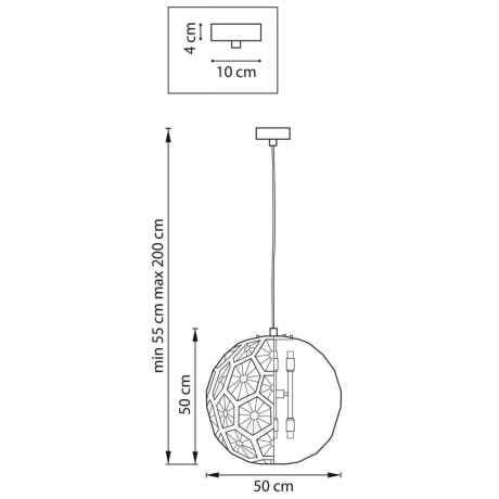Подвесной светильник Lightstar с поддержкой Маруся Fermo 724264 
