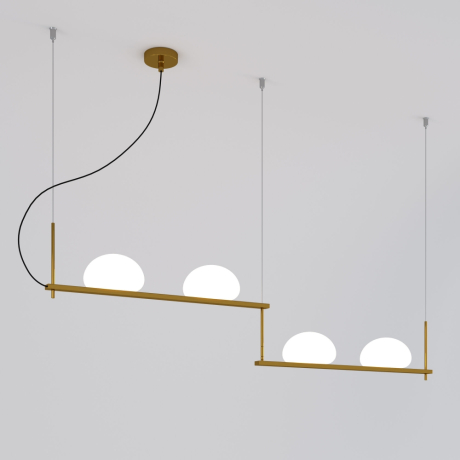 Подвесной светильник Eurosvet Stair 70145/4 латунь 