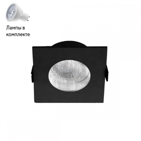 Светильник точечный с Led лампочками в комплекте CRYSTAL LUX CLT 046C1 BL IP44+Lamps 