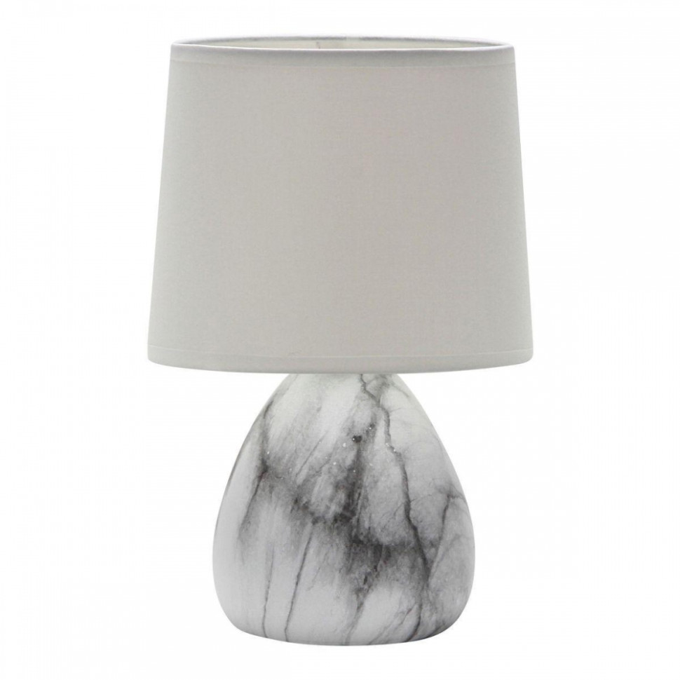 Настольная лампа Escada 10163/L E14*40W White marble MARBLE стол ivar 180 marbles kl 188 контрастный мрамор итальянская керамика