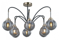 Люстра на штанге ILLUMICO  IL0433-8PSQ-79 BK AB